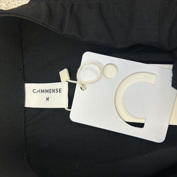 Commense Pants‎ Womens M High Waisted Essential Stretch Flare Black Thin Classic - Picture 13 of 15